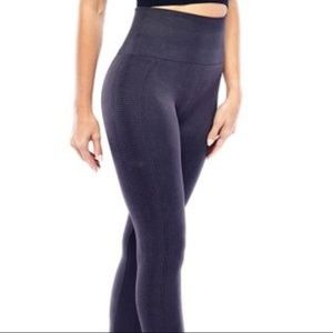 Dark Grey High Waist Electric Yoga pants